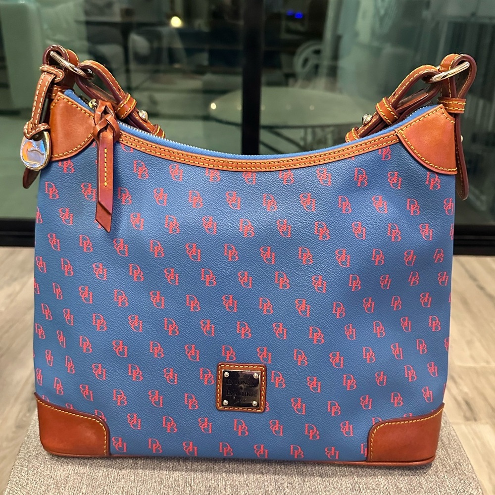Dooney & Bourke Signature Gretta Hobo Bag (Pre-Owned)